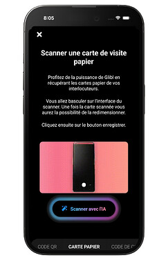 Scanner avec l'IA