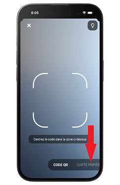 Switcher sur carte papier.1
